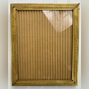 Vintage Frame Ornate Gold Floral Leaf Picture Gallery Wall Metal Hollywood 9x11